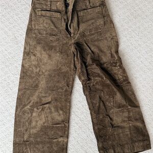 Maeve by Anthropologie Women’s Olive Corduroy Pants